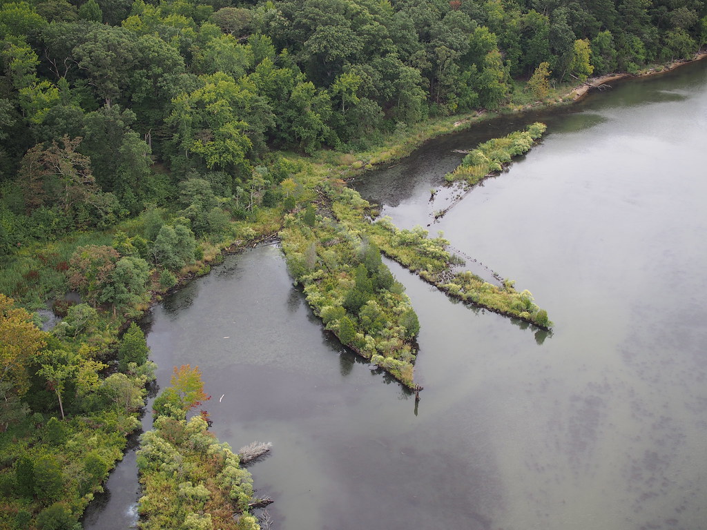 The Flowerpot wrecks from above (Courtesy of Duke University).